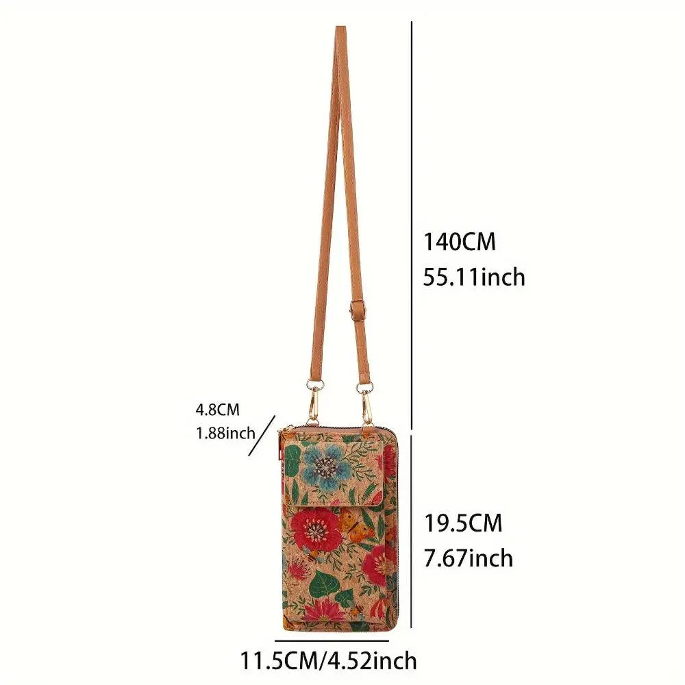 Floretta – Boho Crossbody mit Blumenprint