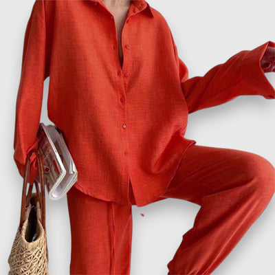 Luisa – Sommer-Set mit Bluse und weiter Hose