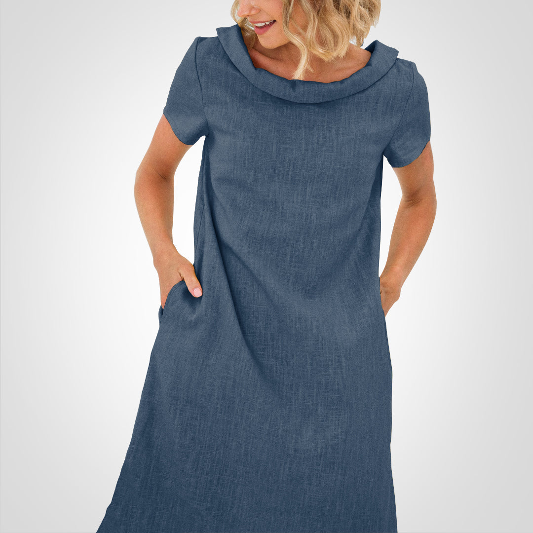 Carlotta -  Sommerkleid aus Leinen