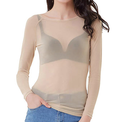 Nadine | Elegantes Mesh Ausgeh Top