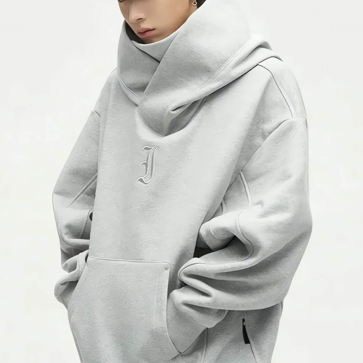 Ninja | Oversize Hoodie mit doppelter Kapuze
