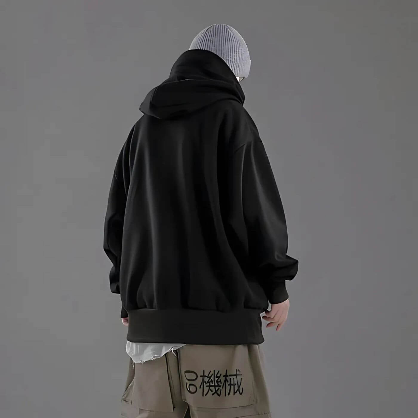 Ninja | Oversize Hoodie mit doppelter Kapuze