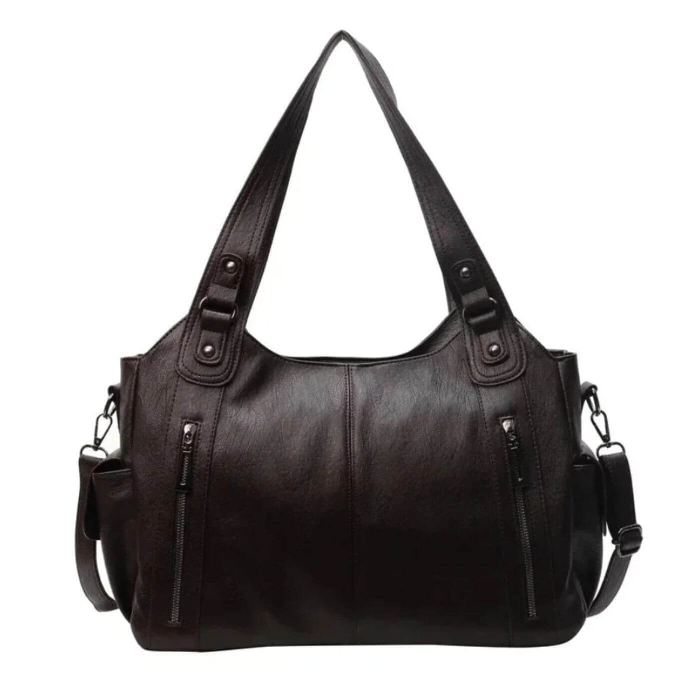 Nora™ - Klassische Ledertasche