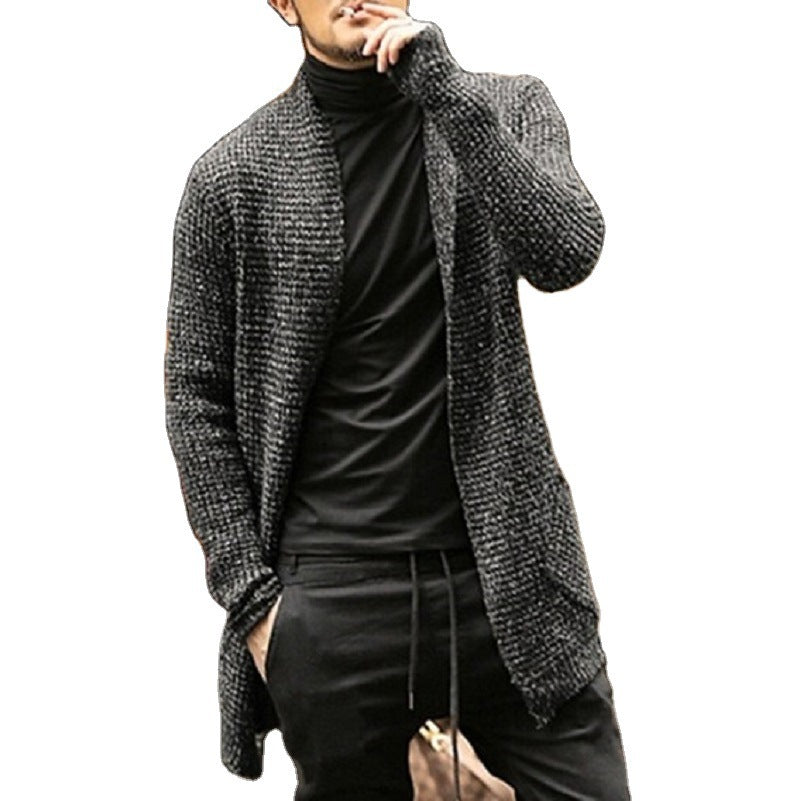 Herren lässige Strickjacke mit stylishen Details Aliams