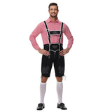 Rotes Oberteil + schwarze Hose