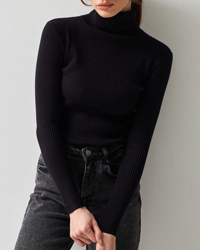 Juliet | Vielseitiger gestrickter Rollkragenpullover für Frauen