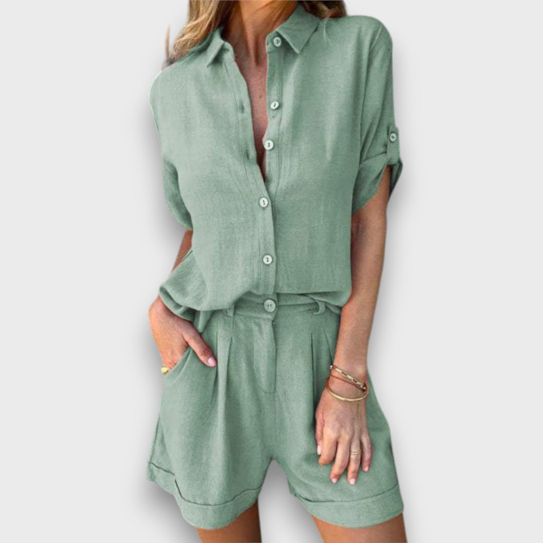 Pauline – Sommerlicher Zweiteiler mit zeitloser Eleganz