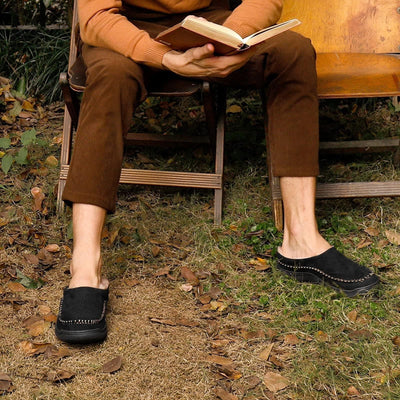 Milo | Weiche Hausschuhe mit rutschfester Sohle für den Innenbereich