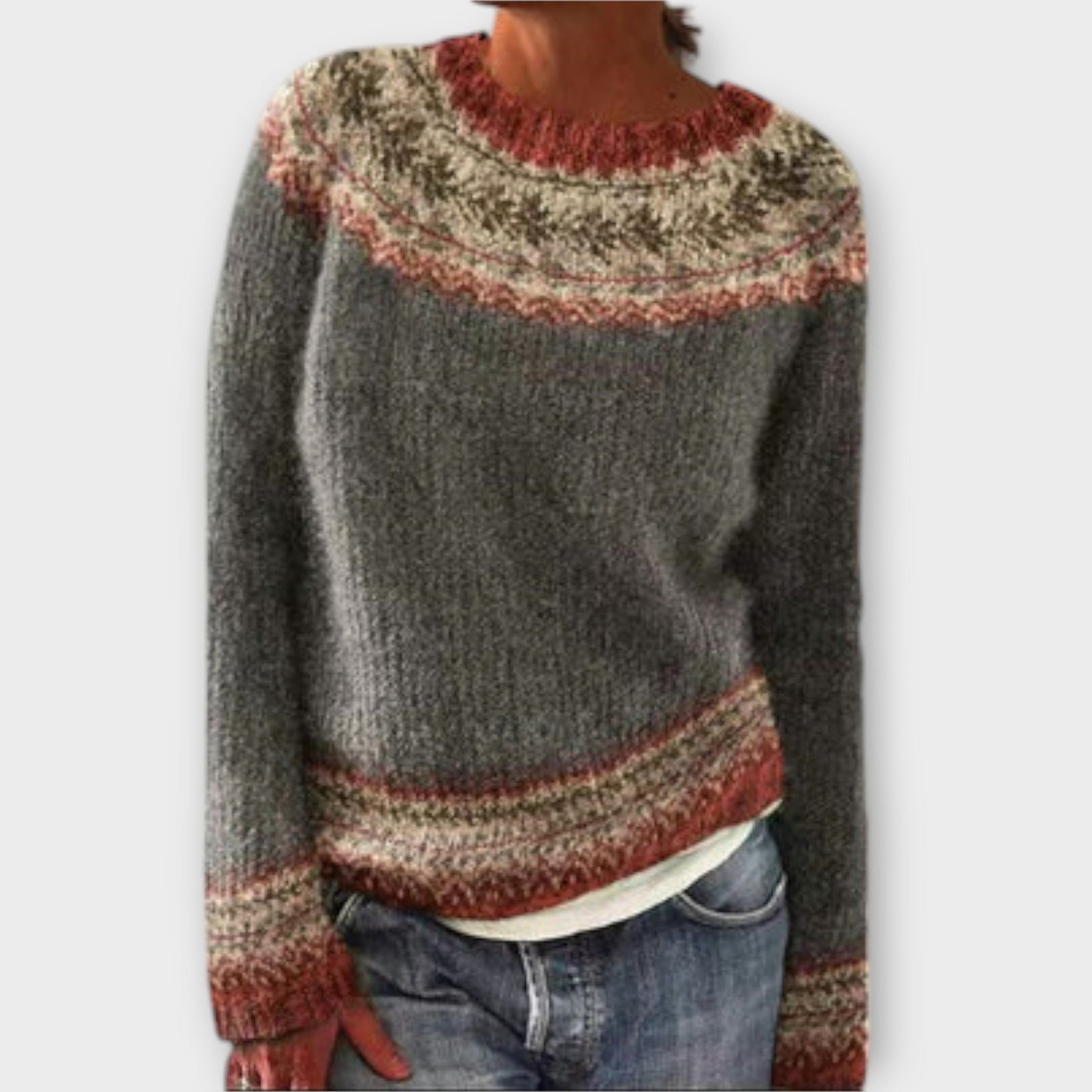 Pelina – Vintage Strickpullover für Damen