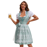 753870 Grün（Oberteil + Rock + Schürze + Schleife）