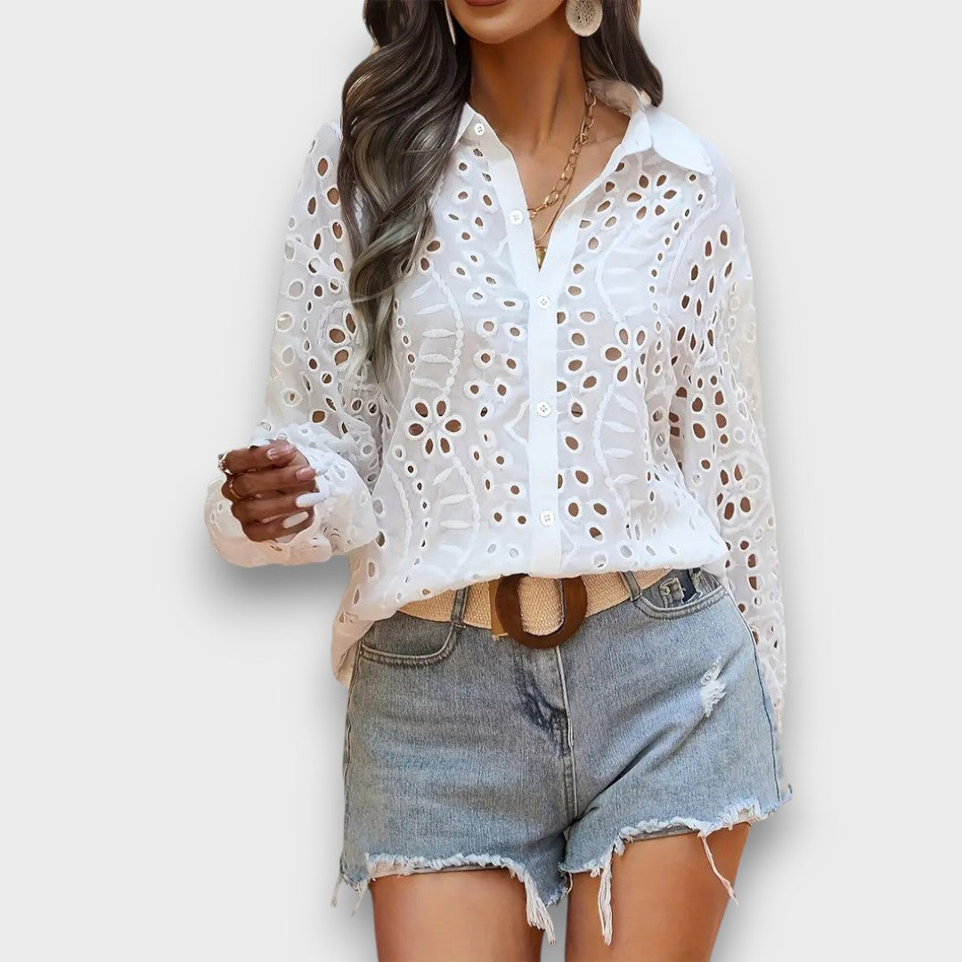 Elvira – Sommerbluse mit Boho-Spirit