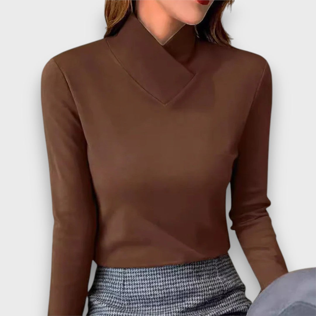 Belira – Top mit Stehkragen