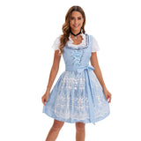 753870 Blau (Oberteil+Rock+Schürze+Schleife)