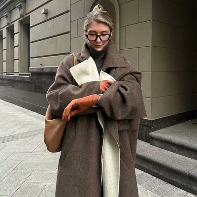 Beila | Trenchcoat mit Bindegürtel und Taschen