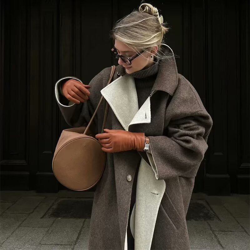 Beila | Trenchcoat mit Bindegürtel und Taschen