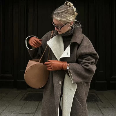 Beila | Trenchcoat mit Bindegürtel und Taschen