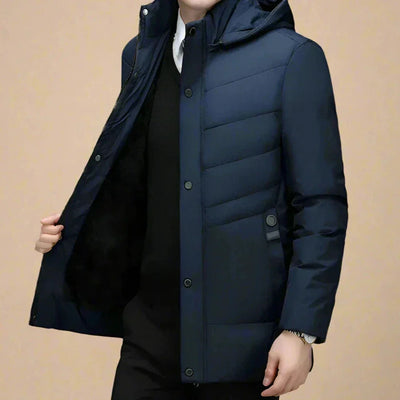 Wasserdichte Warme Parka Winterjacke für Männer