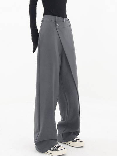 Alicia | Moderne Baggy-Hosen mit elastischem Bund und weitem Bein