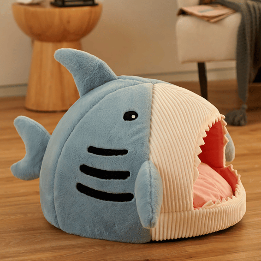 Katzenstyle | Stilvolles Haaien-Katzenhaus für gemütliche Rückzugsorte