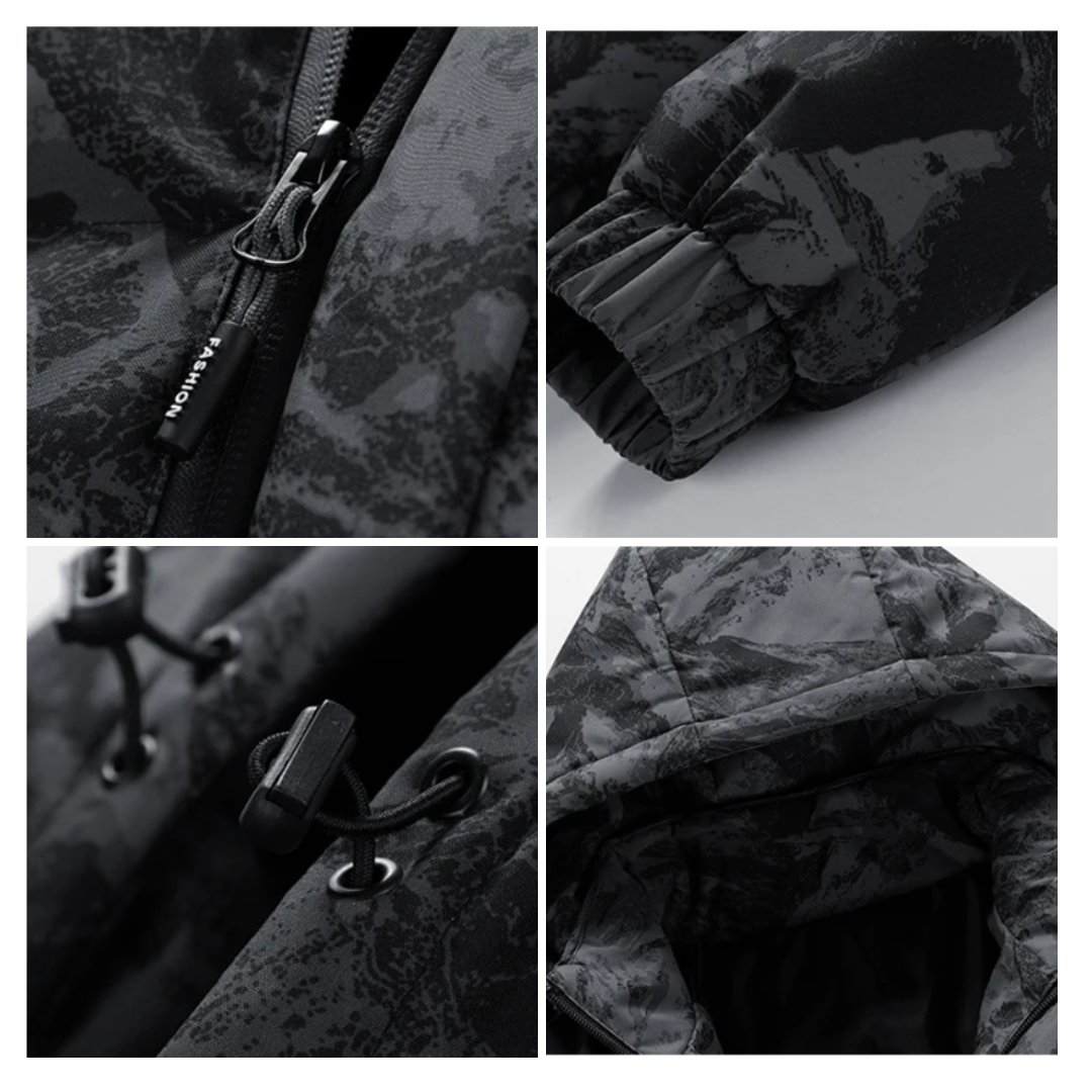 Eldric | Gefütterte Camouflage Jacke