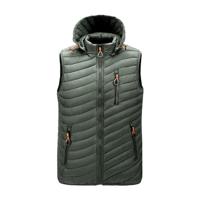 Herren Winter-Daunenweste Thermoisoliert