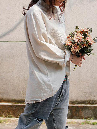 Novalie | Lose Leinenhemd für entspannte Tage