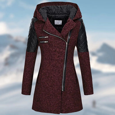 Neve | Lange Winterjacke mit Kapuze für Frauen