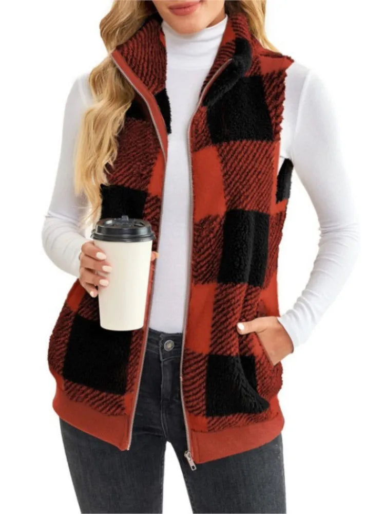 Nina | Ärmellose Strickjacke für Damenmode