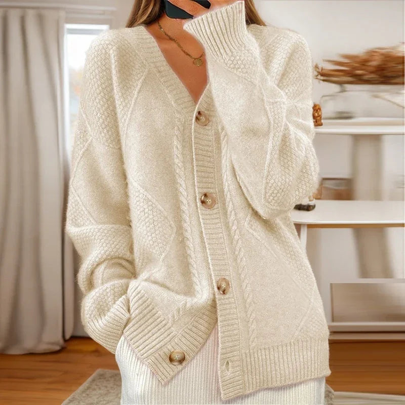 Éloise | Kabelstrick-Cardigan