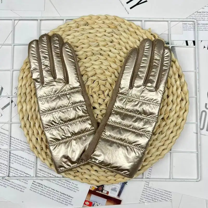 Wasserdichte Winterhandschuhe mit Fleece und Grip-Innenfläche