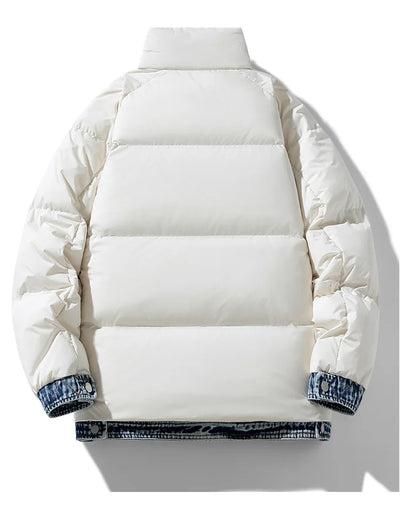 Stonehaven | Gefütterte Daunenjacke aus robustem Denim