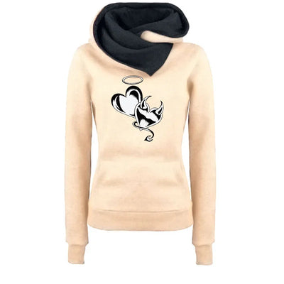 Chloe™ – Mutiger Druck Freizeit Hoodie
