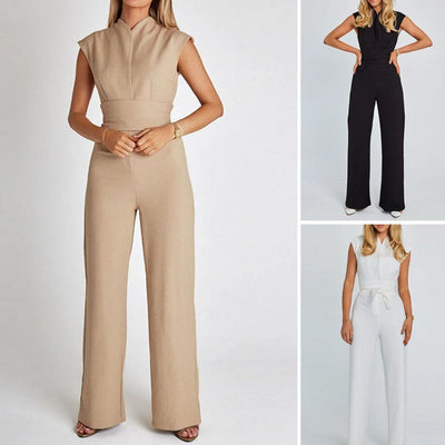 Cavene | Eleganter Jumpsuit mit weitem Bein