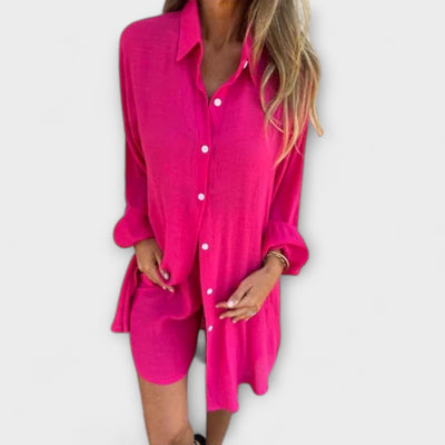 Serine – Zweiteiliges Sommer-Set mit Oversize-Bluse