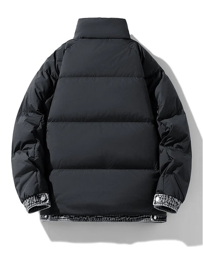 Stonehaven | Gefütterte Daunenjacke aus robustem Denim