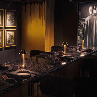 LED-Tischlampe für Restaurants, Bars und Cafés