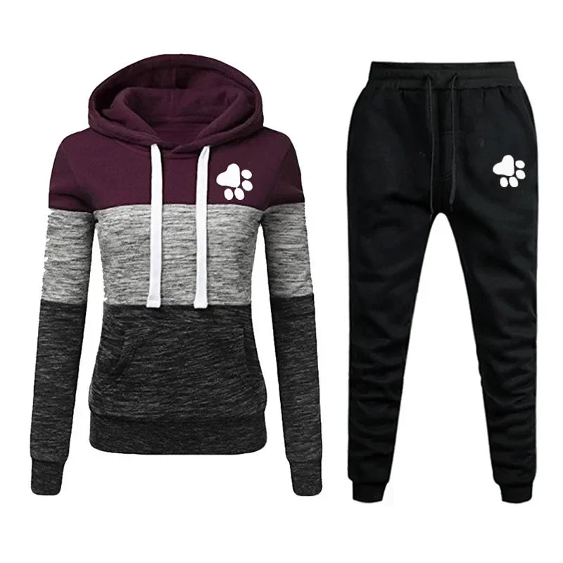 Zoe™ – Bequemes Kapuzen-Trainingsanzug-Set