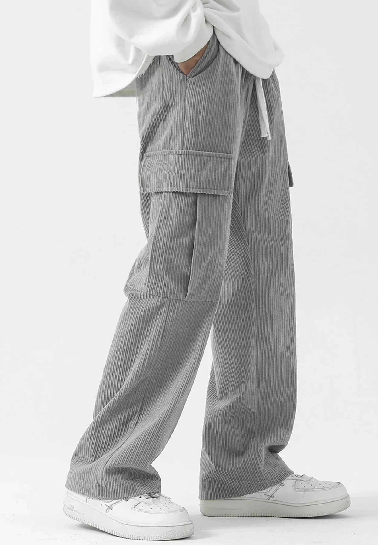 Weston | Cargohose aus weichem Cordmaterial