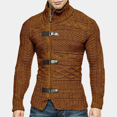 Klassischer Herren Rollkragenpullover aus Merinowolle