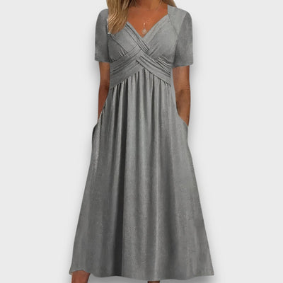 Luniva – Kleid mit zarter Wickeloptik