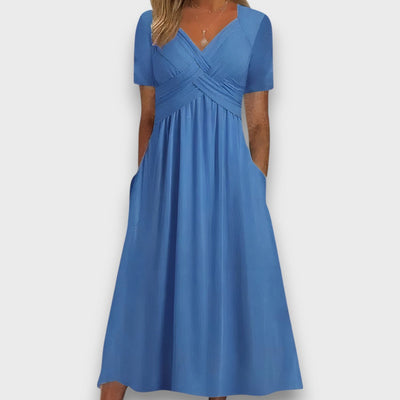 Luniva – Kleid mit zarter Wickeloptik