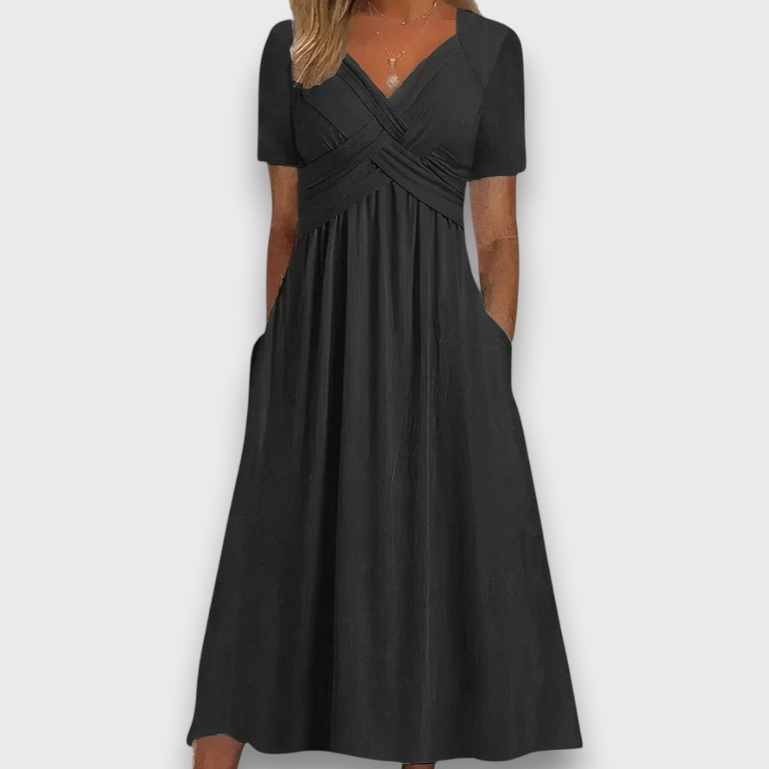 Luniva – Kleid mit zarter Wickeloptik