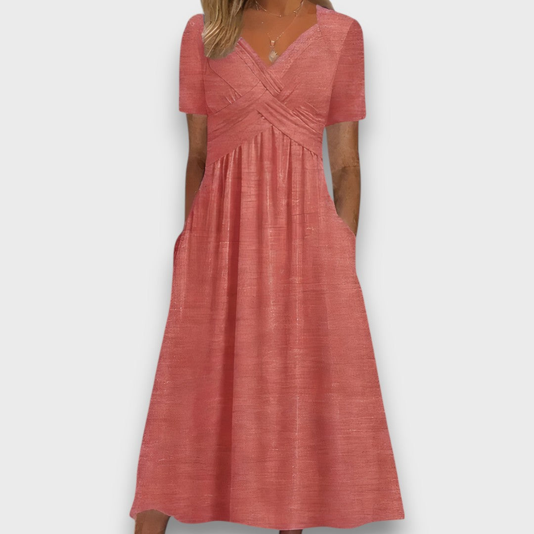 Luniva – Kleid mit zarter Wickeloptik