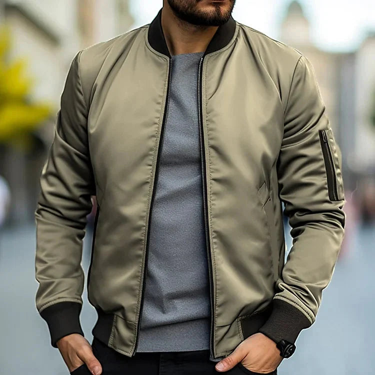 Stylische Herren Bomberjacke - Leichtes Design