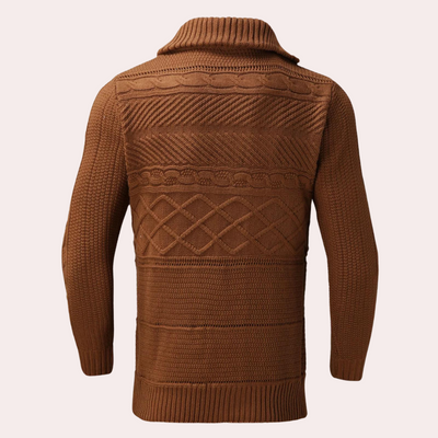 Klassischer Herren Rollkragenpullover aus Merinowolle