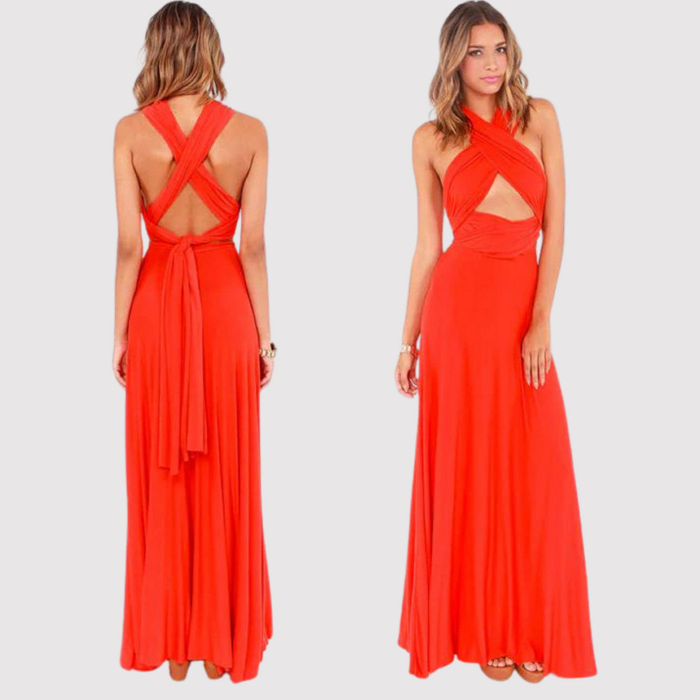 Juliana – wandelbar Elegantes Kleid in vielseitiger Wickeloptik