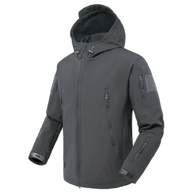 Herren Outdoor Wanderjacke mit Fleece-Futter Wasserdicht