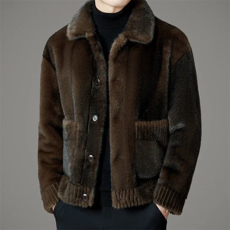 Hiro | Edle Jacke mit Kaschmir- und Nerzanteil