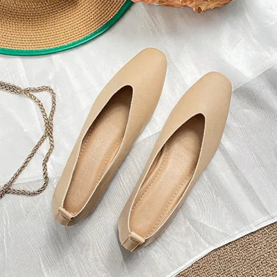 Estelle - Retro-Schuhe mit quadratischer Zehe