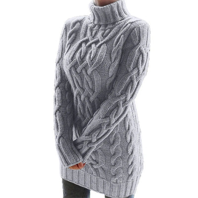Heather™ Langer Strickpullover